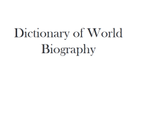 Image of Dictionary of world biography