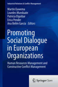 Image of Promoting Social Dialogue in European Organizations: Human Resources Management and Constructive Conflict Management