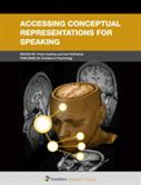 Image of Accessing conceptual representations for speaking