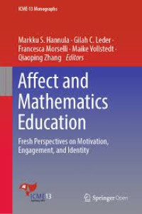 Image of Affect and mathematics education: fresh perspectives on motivation, engagement, and identity