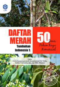 Image of Daftar merah tumbuhan Indonesia 1: 50 jenis pohon kayu komersial